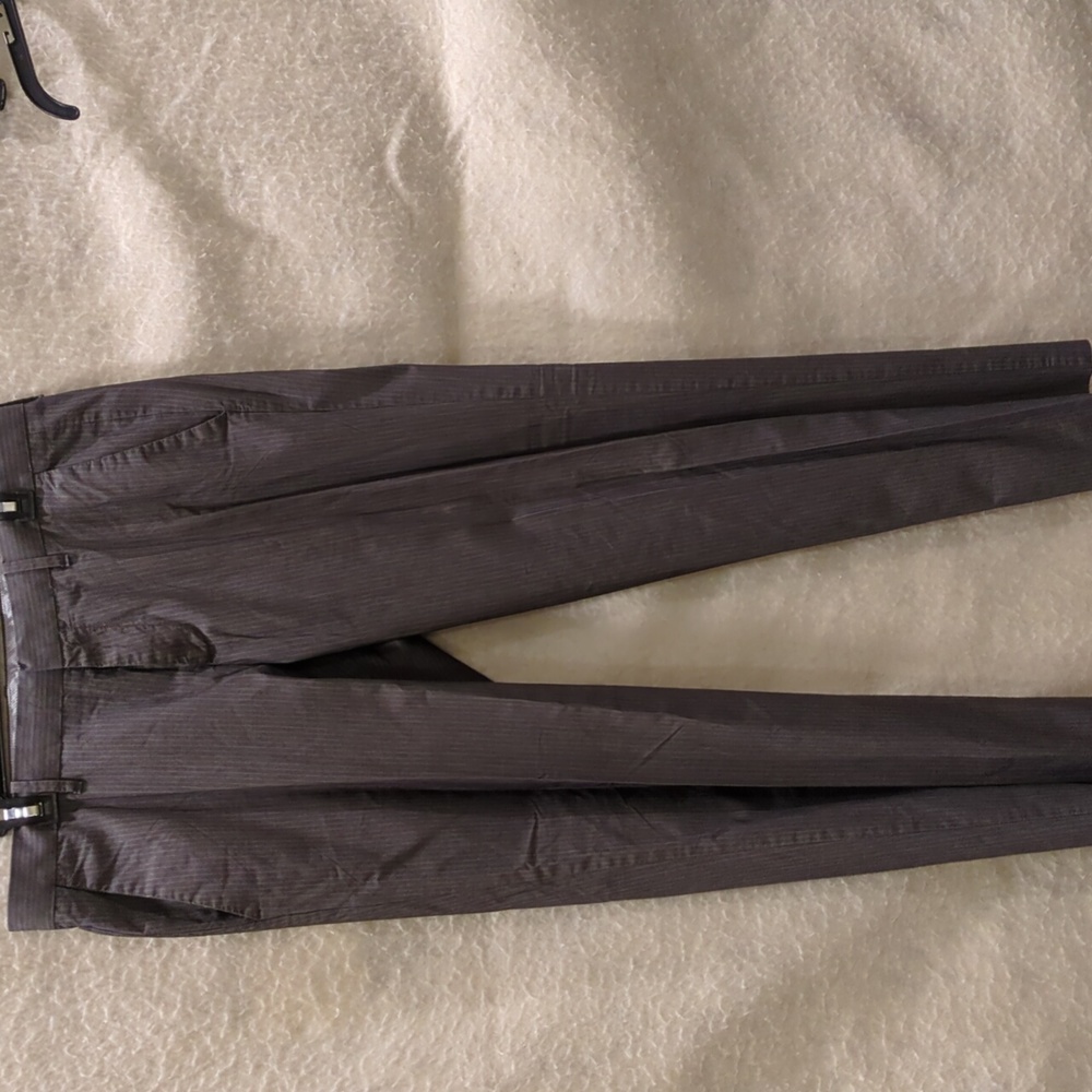 Gap Gray Pinstripe Dress Pants size 34/32